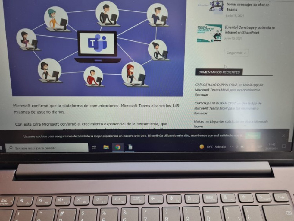 imagen Ofrecen gratis servicios de Microsoft Teams y Office 365 a docentes, estudiantes y secretarías 