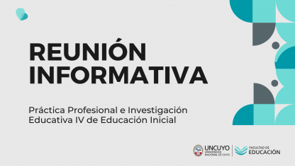 imagen Reunión informativa de Práctica IV de Inicial
