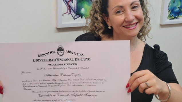 imagen Egresó una nueva especialista en Desarrollo Infantil Temprano