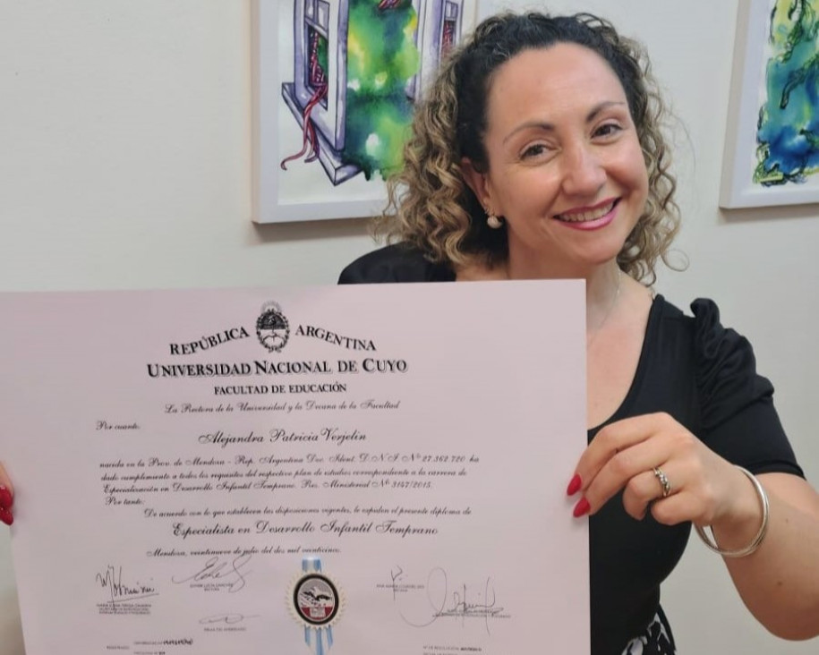 imagen Egresó una nueva especialista en Desarrollo Infantil Temprano