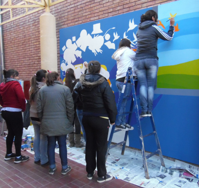 imagen Realizarán un taller para construir un mural sobre derecho y educación en la sede Campus