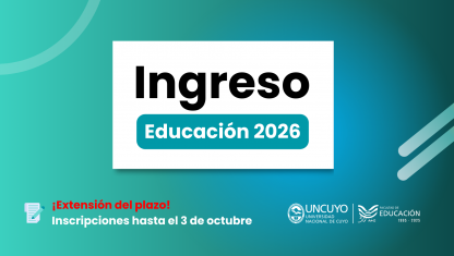 imagen Cierran inscripciones al Ingreso 2026