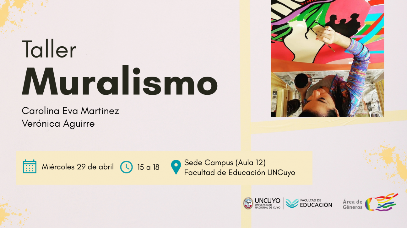 imagen Realizarán un taller para construir un mural sobre derecho y educación en la sede Campus