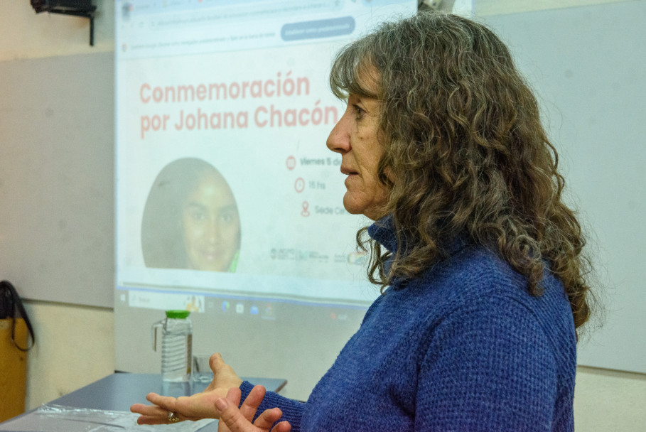 imagen La Facultad de Educación rindió homenaje a Johana Chacón 