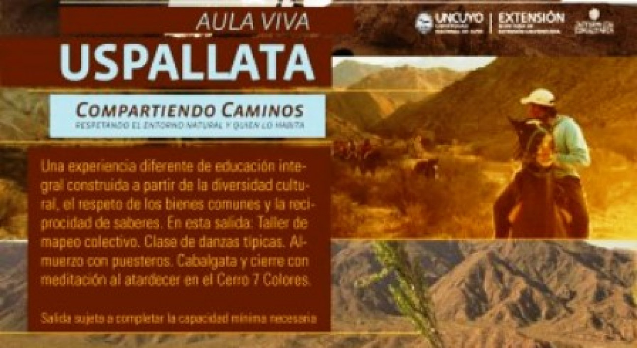 imagen Invitan a conocer Uspallata a través de "Compartiendo Caminos"