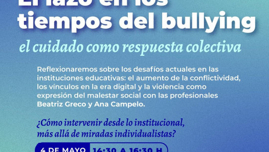 imagen Realizarán un conversatorio sobre bullying y las instituciones educativas