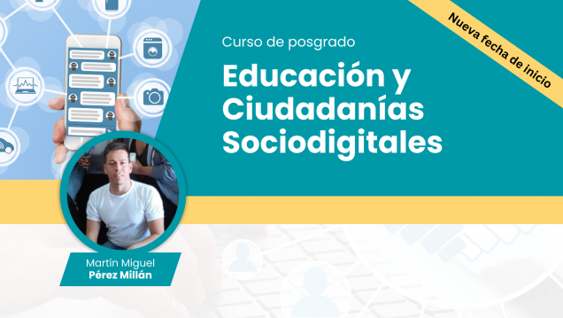 imagen Postergan el inicio del curso de posgrado que abordará la educación y las ciudadanías sociodigitales