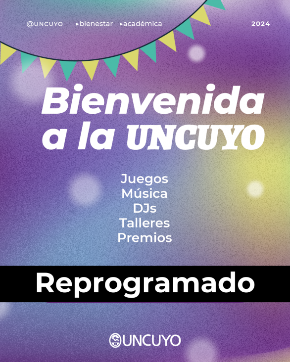 imagen La UNCuyo realizará la tradicional bienvenida a sus estudiantes