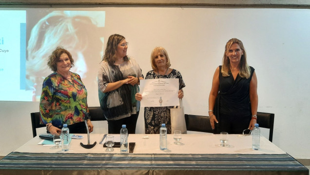 imagen Reconocieron a Cristina Moretti como Profesora Honoraria de la UNCuyo