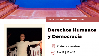 imagen Presentación de producciones artísticas sobre Derechos Humanos y democracia en la Nave