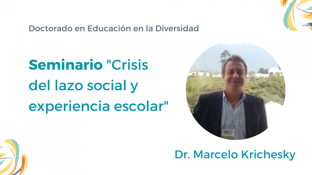 imagen Seminario de posgrado abordará la crisis del lazo social y la experiencia escolar