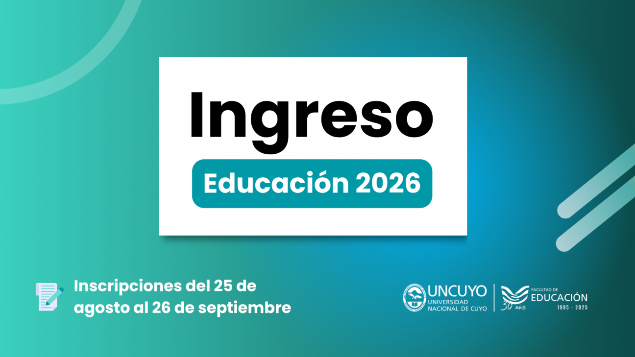 imagen Inscriben a las carreras de la Facultad de Educación de la UNCuyo