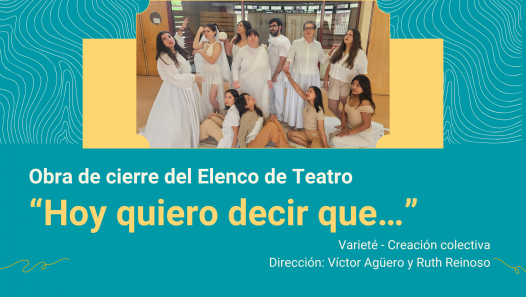 imagen El Elenco de Teatro de la Facultad cerrará el año con una obra de creación colectiva