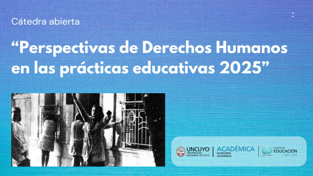 imagen Inscriben a cátedra abierta sobre Derechos Humanos en las prácticas educativas