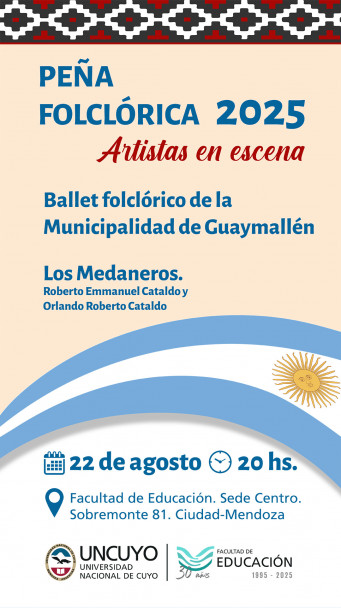 imagen Nueva fecha para la peña folclórica solidaria que conmemora los 30 años de la Facultad 