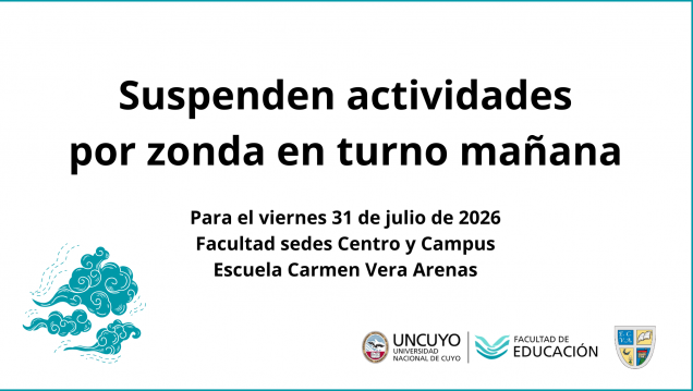 imagen Turno mañana del viernes 31 de julio: no habrá actividades por el viento zonda