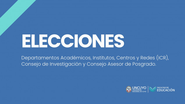 imagen Convocan a elecciones de autoridades de Departamentos, Institutos y Consejos de la Facultad