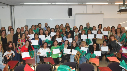 imagen Treinta y siete auxiliares de jardines de Guaymallén se capacitaron en la Facultad de Educación