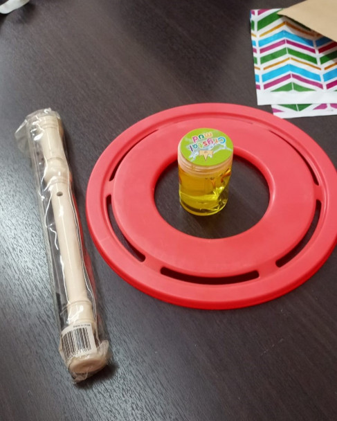 imagen Entregaron donaciones por el Día de las Infancias