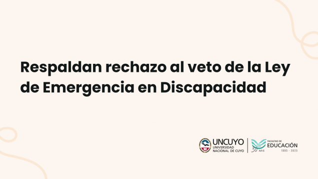 imagen Respaldan rechazo al veto de la Ley de Emergencia en Discapacidad