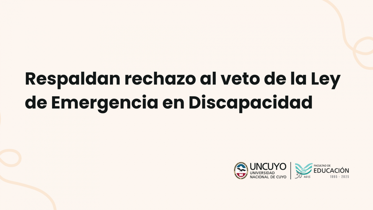 imagen Respaldan rechazo al veto de la Ley de Emergencia en Discapacidad