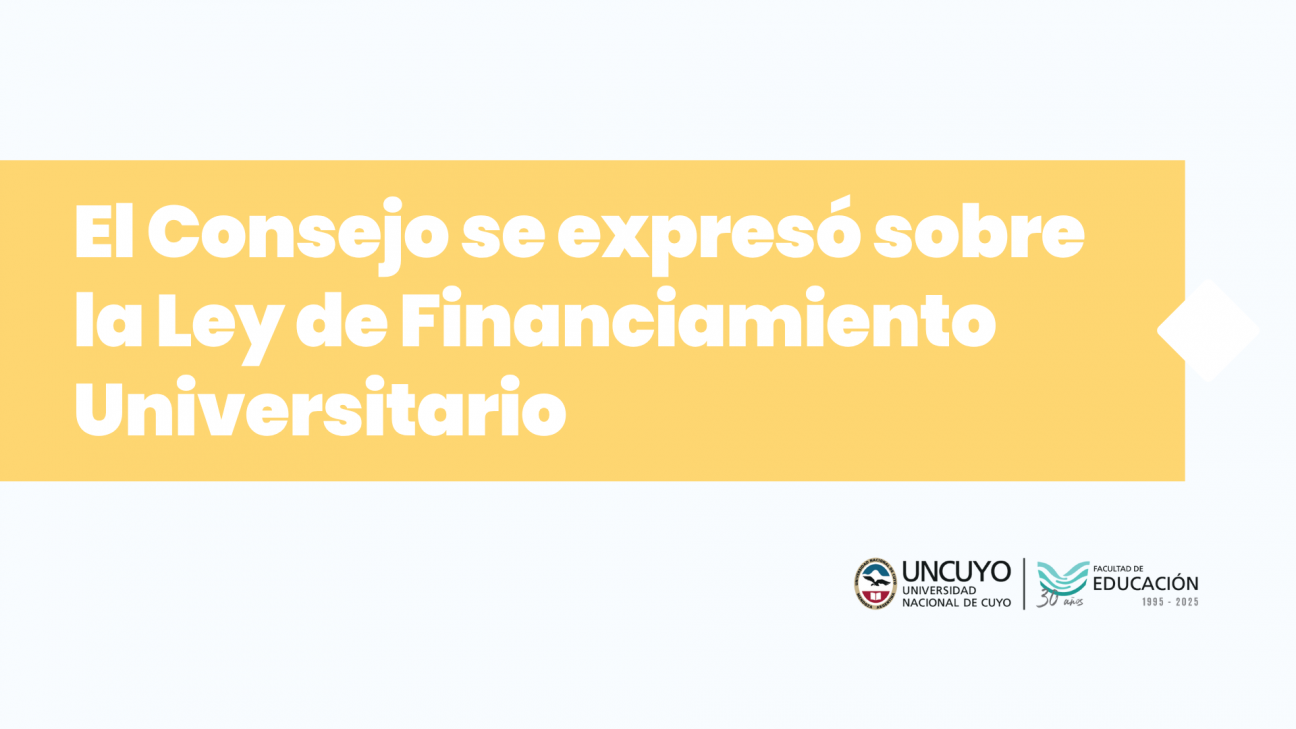 imagen El Consejo se expresó sobre la Ley de Financiamiento Universitario