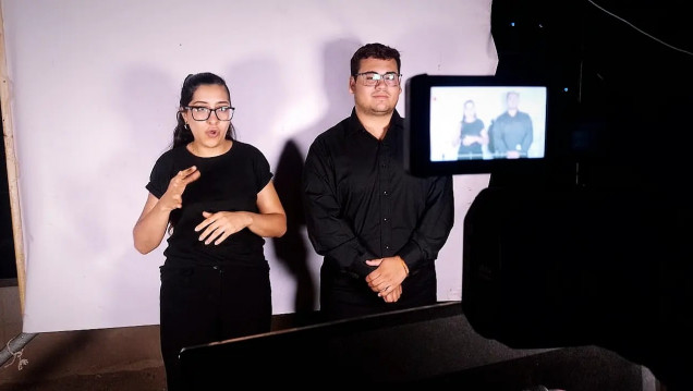 imagen Estudiantes de la Tecnicatura en Lengua de Señas realizarán prácticas en Canal 9 Televida