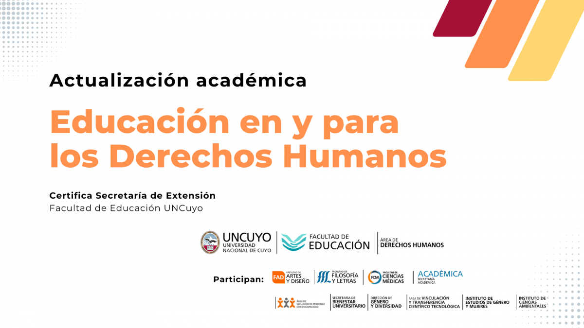 imagen Actualización académica "Educación en y para los Derechos Humanos"