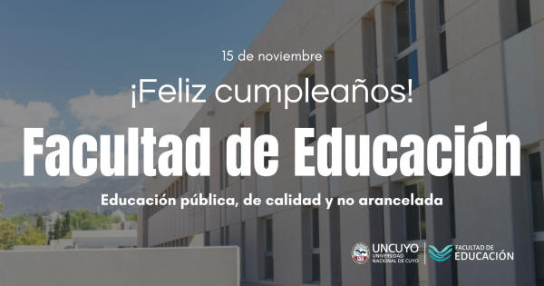 La Facultad de Educación cumple 29 años - Facultad de Educación
