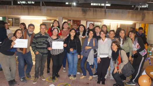 imagen Estudiantes de segundo año de la TUES organizaron un festejo a estudiantes de tercero que terminaron el cursado de su carrera