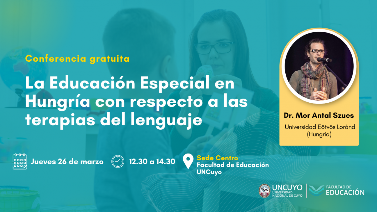 imagen Experto de Hungría dictará una conferencia sobre Educación Especial y terapias del lenguaje