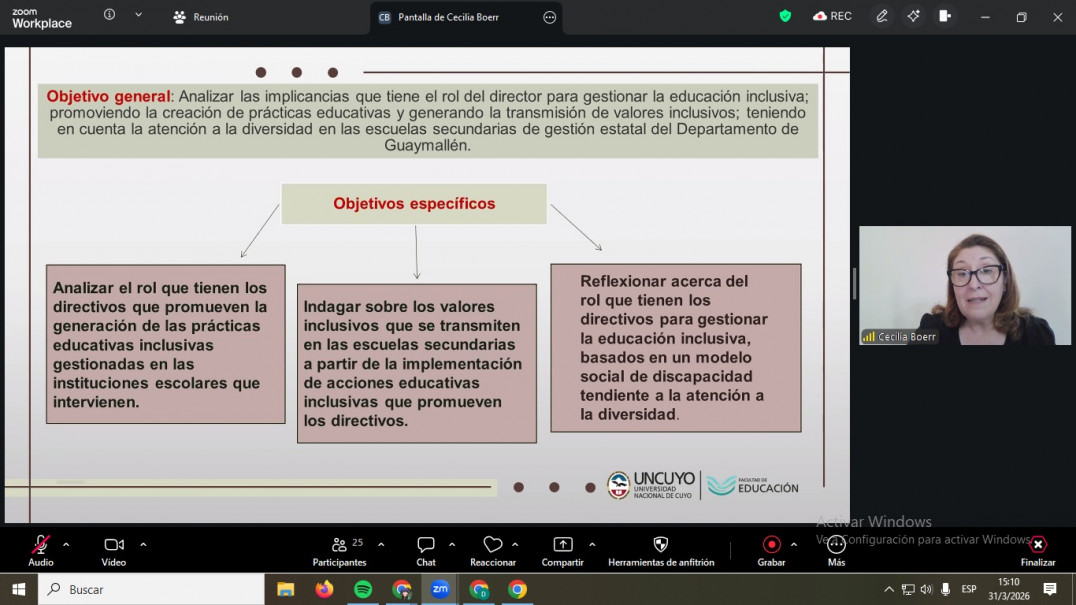 imagen Egresó la primera Doctora en Educación en la Diversidad de la Facultad de Educación