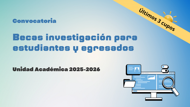 imagen Extienden plazo para que estudiantes y egresados obtengan becas para investigar