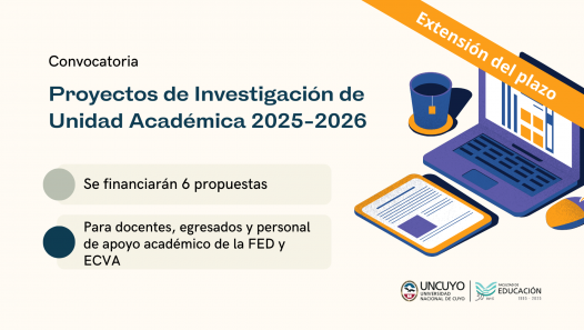 imagen Extienden plazo para presentar proyectos de investigación de la Facultad de Educación 