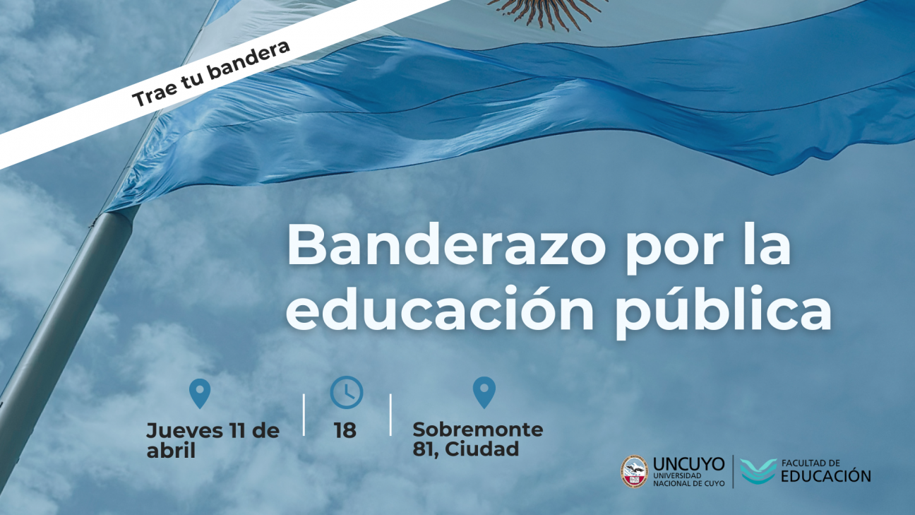 imagen Banderazo por la educación pública