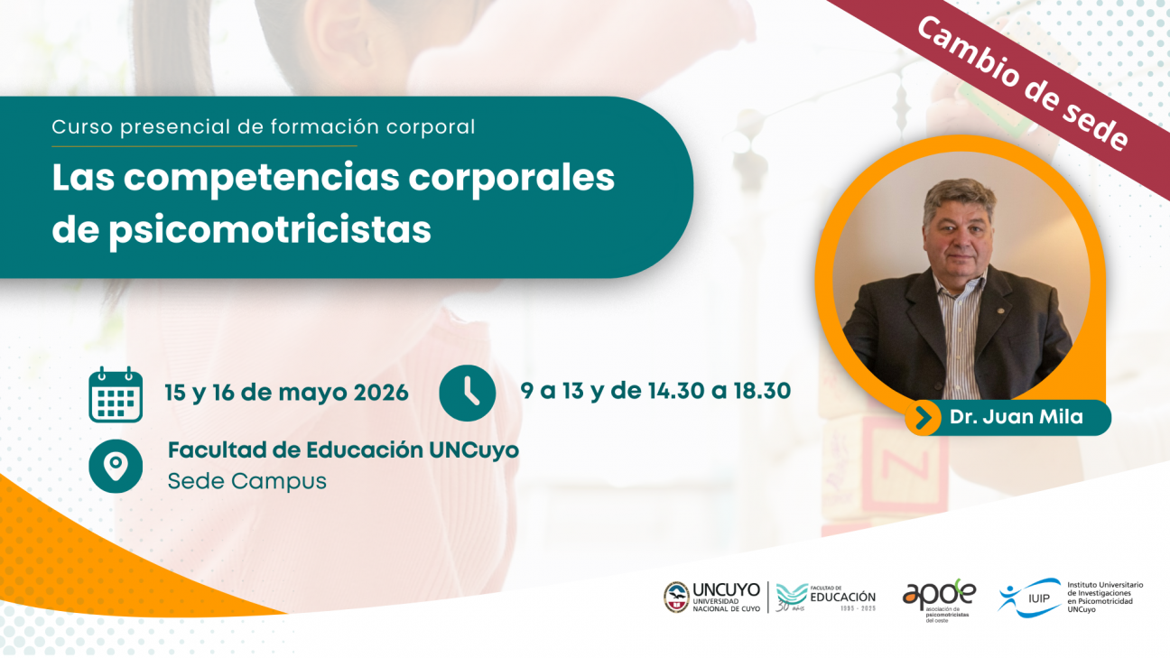 imagen Experto capacitará sobre competencias corporales de psicomotricistas