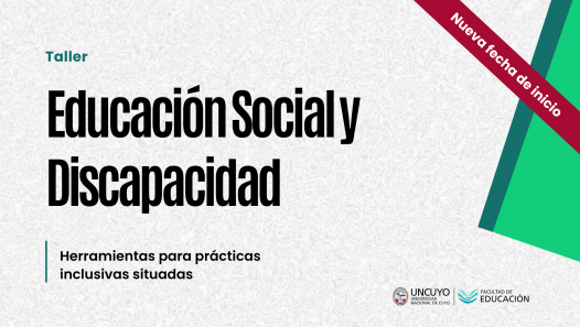 imagen Reprograman comienzo de taller sobre Educación Social y Discapacidad