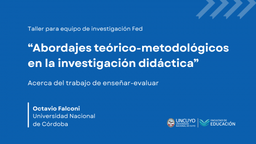 imagen Inscriben a taller sobre metodologías en investigación didáctica y evaluación