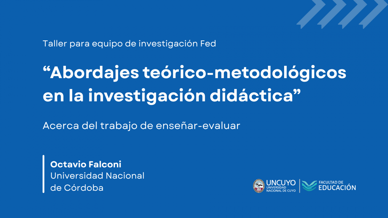 imagen Inscriben a taller sobre metodologías en investigación didáctica y evaluación
