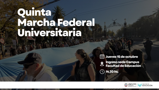 imagen Quinta Marcha Federal: cómo adhiere la Facultad de Educación