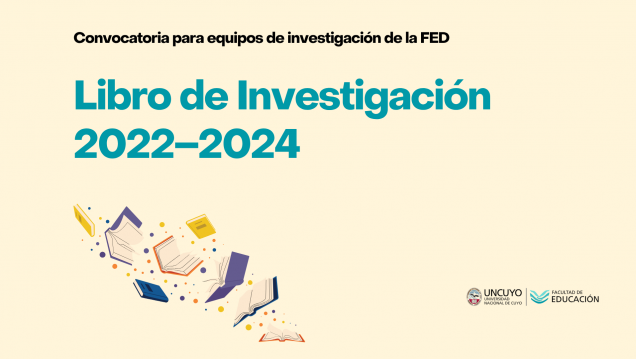 imagen Convocan a equipos de investigación de la Facultad de Educación a participar del Libro de Investigación 2022–2024