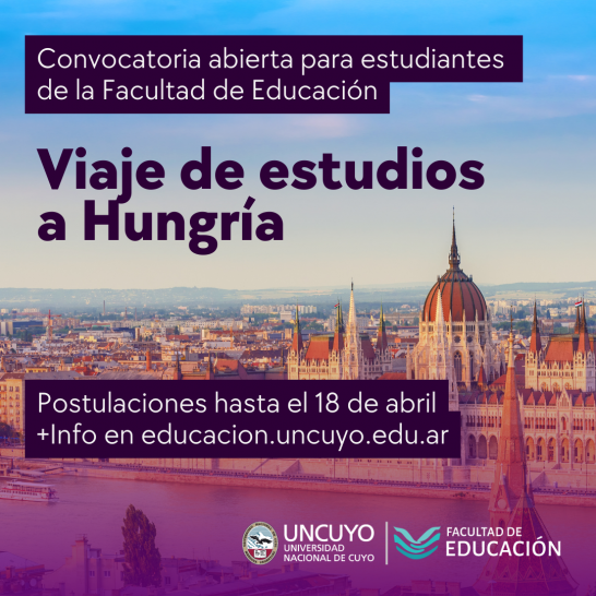 imagen Estudiantes de la Facultad de Educación podrán realizar un intercambio en Hungría