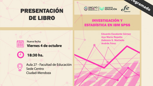 imagen Reprograman presentación de libro sobre Investigación y Estadística en el software estadístico IBM SPSS