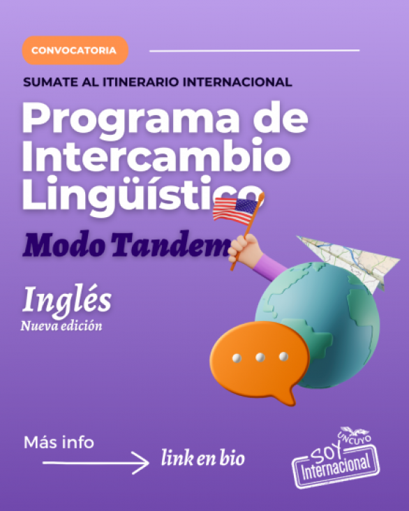 imagen Inscriben en programa para practicar inglés con estudiantes nativos