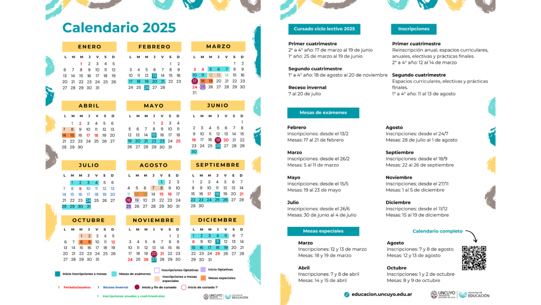 imagen Calendario 2025