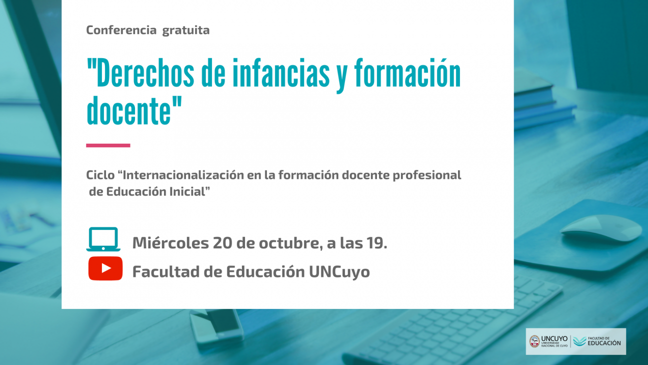 imagen Dictarán una conferencia gratuita sobre infancias, derechos y formación docente