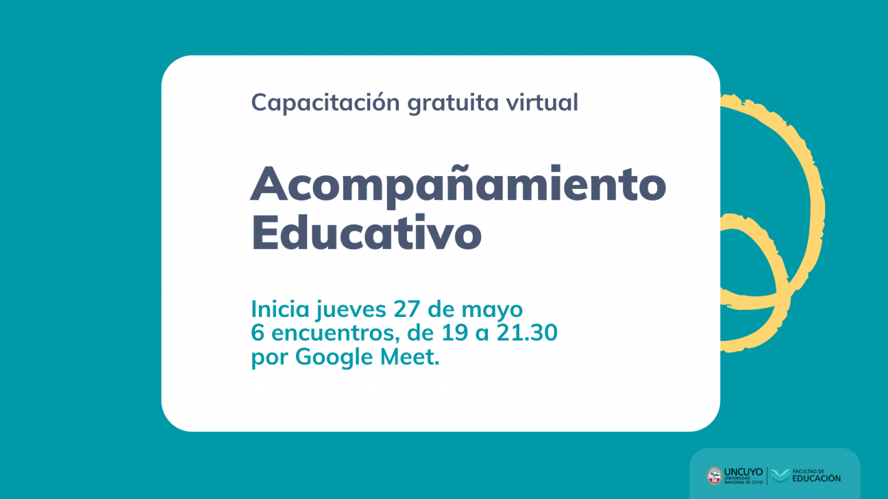 imagen El Acompañamiento Educativo será tema de un curso