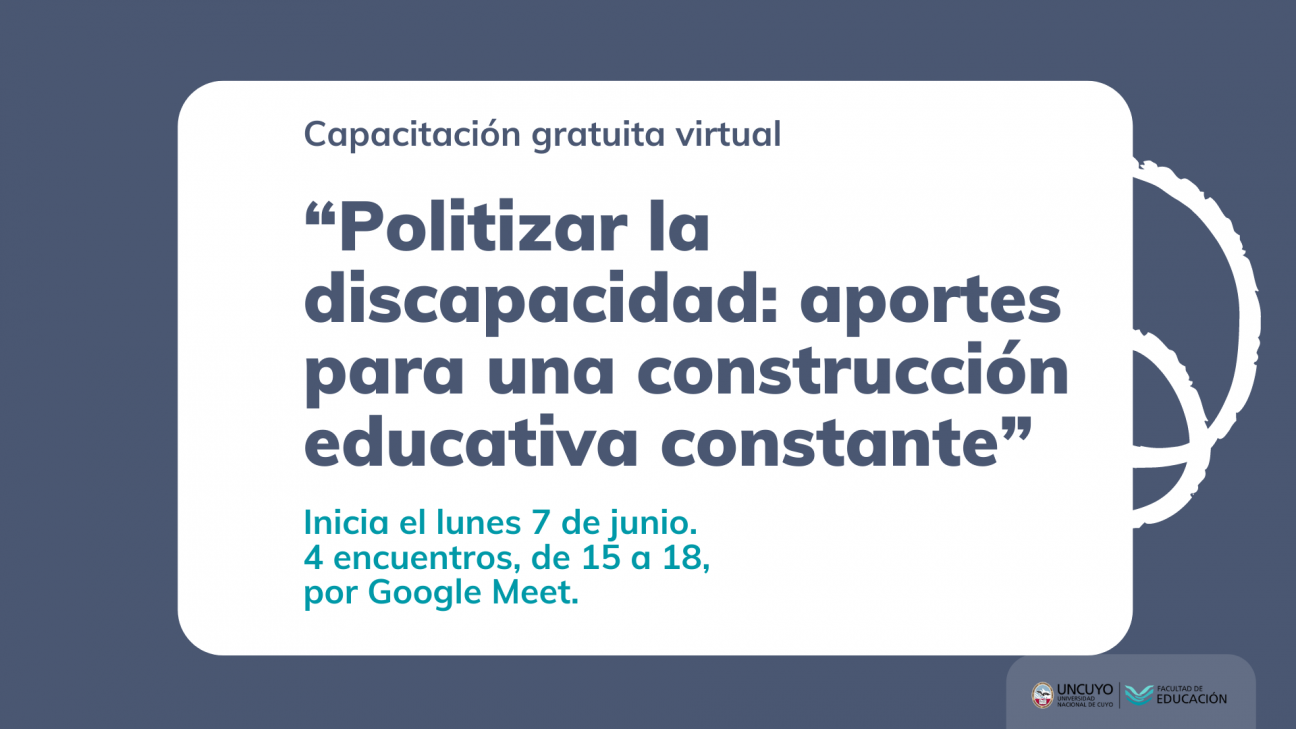 imagen Discapacidad y educación, bajo la lupa de una especialista 