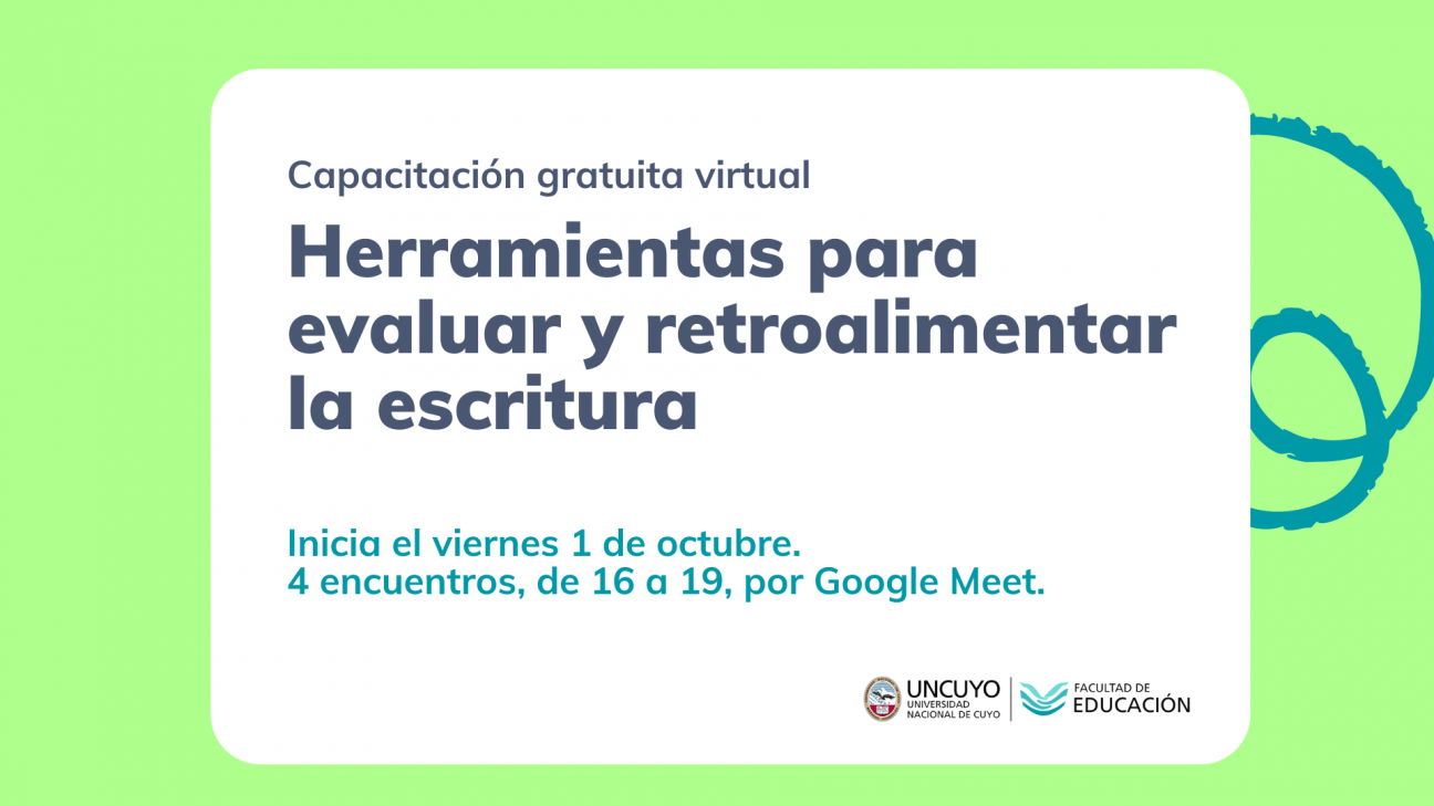 imagen Un curso ofrecerá herramientas para evaluar y retroalimentar la escritura