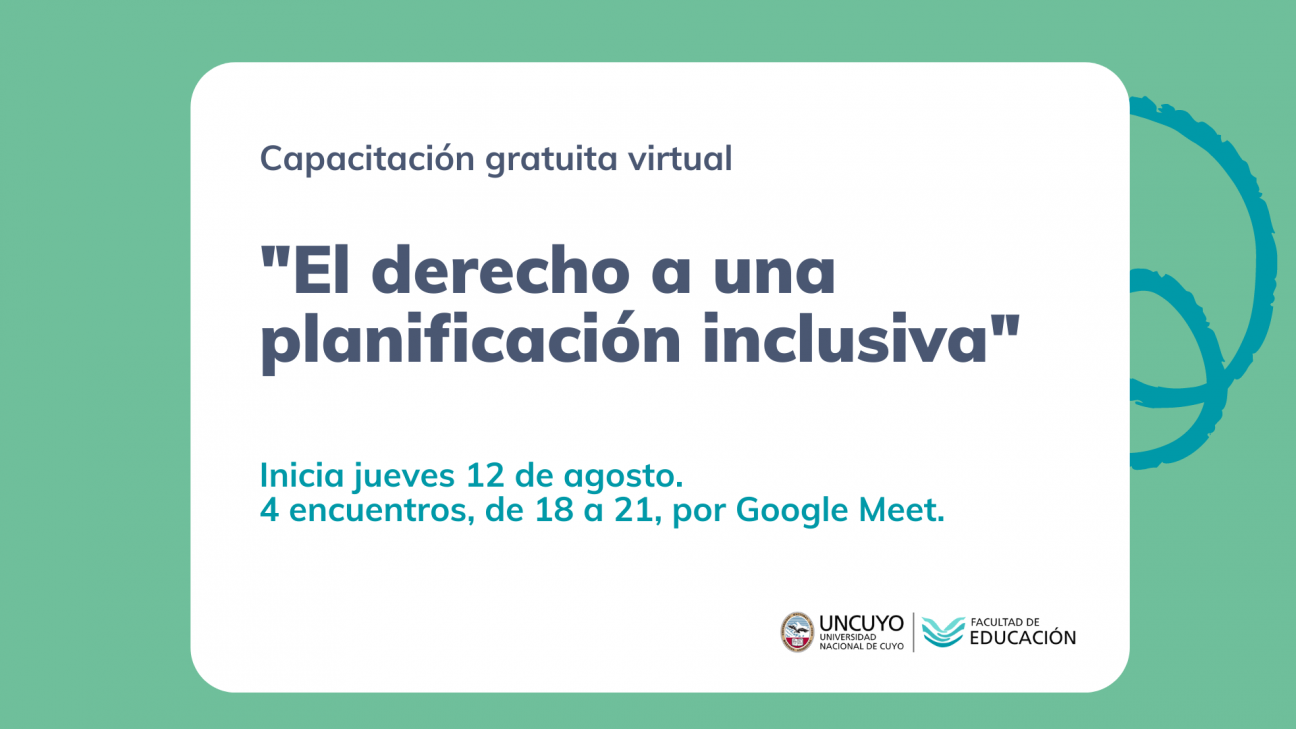 imagen Ofrecen un curso gratuito para aprender a elaborar una planificación inclusiva 